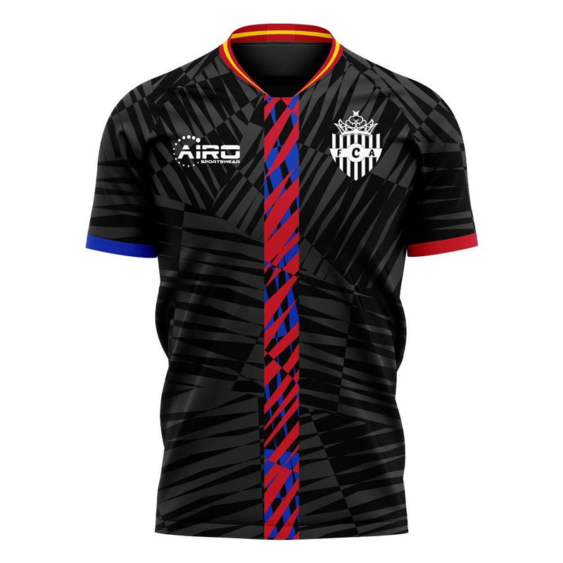 FC Andorra 2020-2021 Away Concept Football Kit (Libero) - Kids (Long Sleeve)