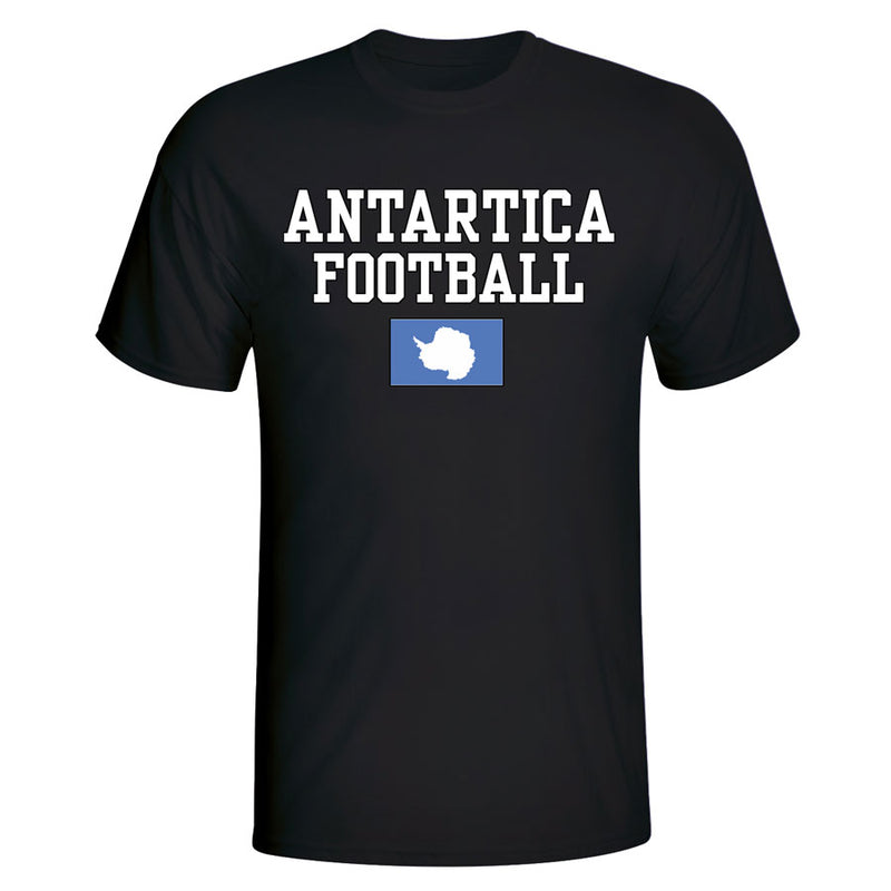 Antartica Football T-Shirt - Black