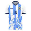 Messi x Maradona Argentina World Cup Tribute Shirt