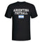 Argentina Football T-Shirt - Black
