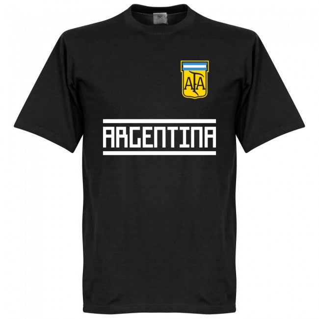 Argentina Team T-Shirt - Black