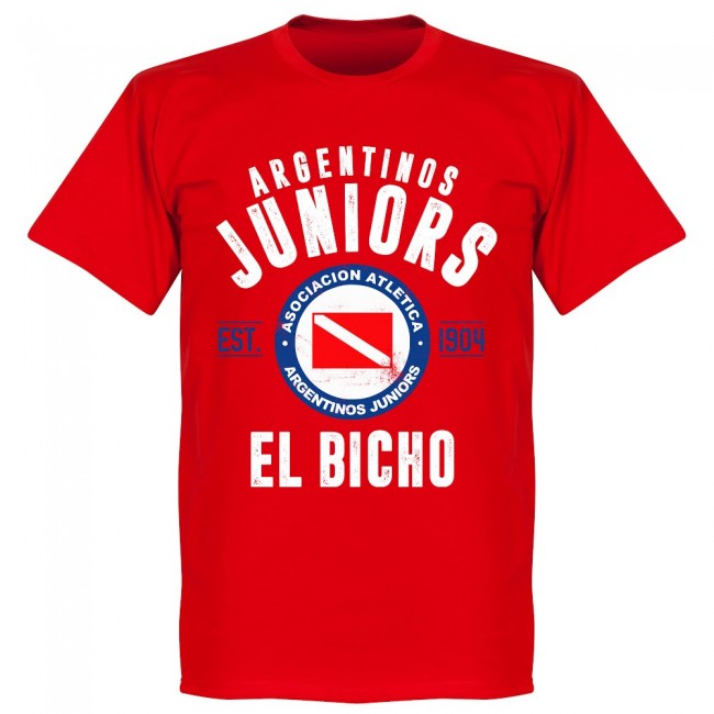 Argentinos Juniors Established T-Shirt - Red - Terrace Gear