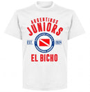Argentinos Juniors Established T-Shirt - White - Terrace Gear