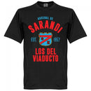 Arsenal Sarandi Established T-Shirt - Black - Terrace Gear