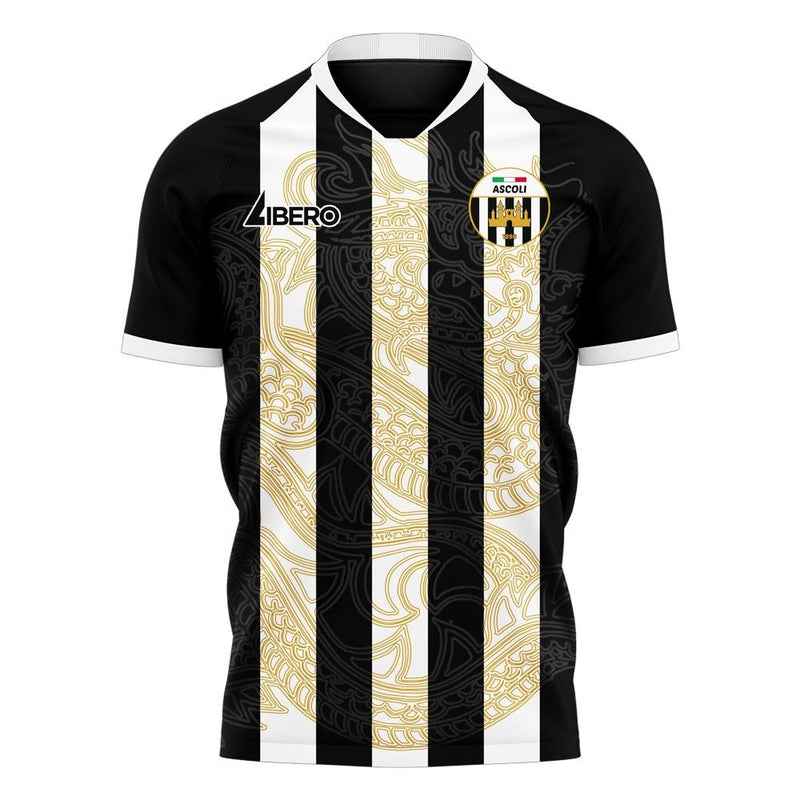 Ascoli 2020-2021 Home Concept Football Kit (Libero) - Kids (Long Sleeve)