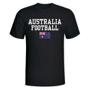 Australia Football T-Shirt - Black