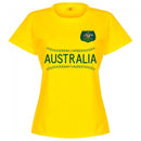 Australia Team Womens T-Shirt - Yellow