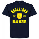 Barcelona Established T-Shirt - Navy
