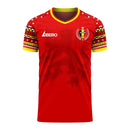 Belgium 2020-2021 Home Concept Football Kit (Libero) (LUKAKU 9)