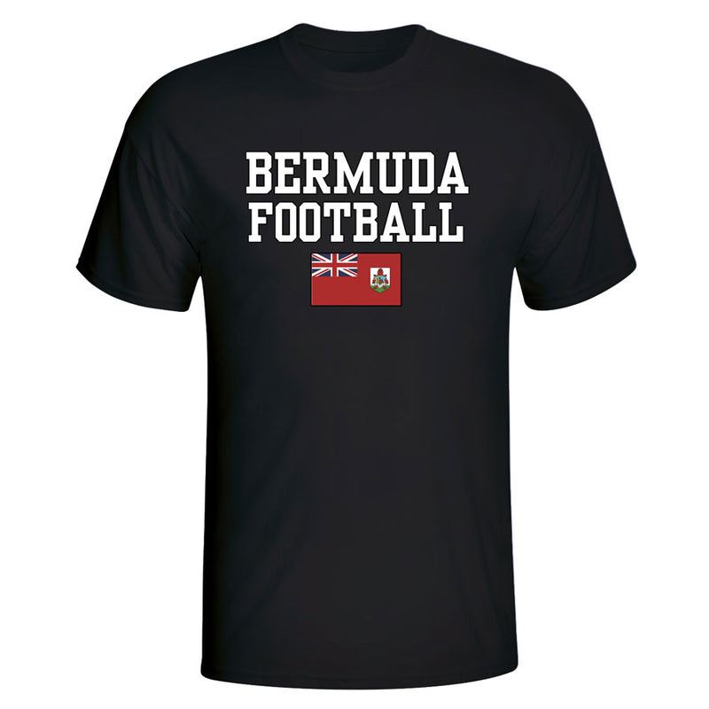 Bermuda Football T-Shirt - Black