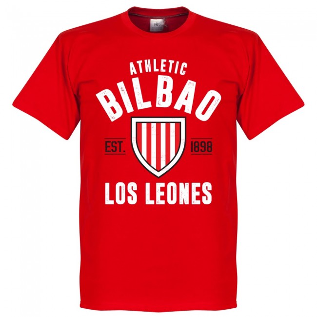 Bilbao Established T-Shirt - Red - Terrace Gear