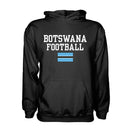 Botswana Football Hoodie - Black