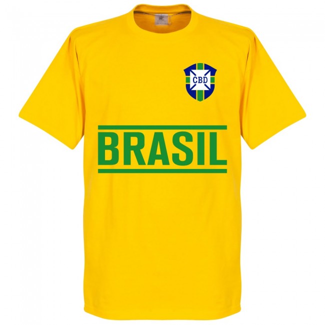 Brasil Team KIDS T-shirt - Yellow