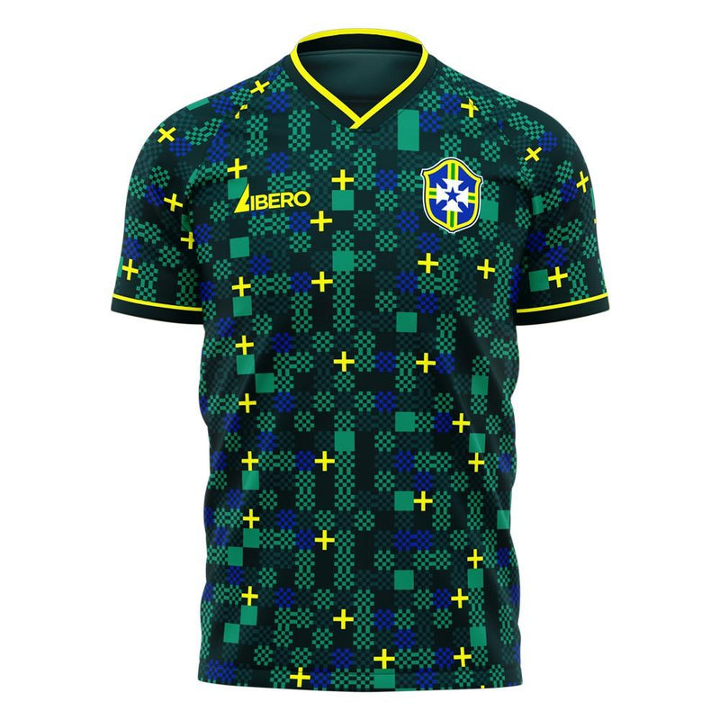 Brazil 2021-2022 Third Concept Football Kit (Libero) (RIVALDO 10)