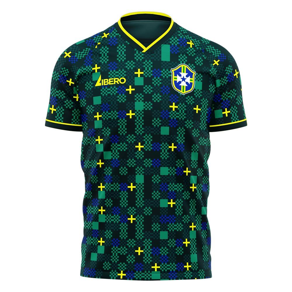 Camiseta Polo del Brasil 2022-2023 Azul