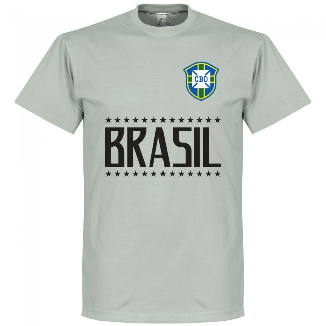 Brazil Team T-Shirt - Light Grey