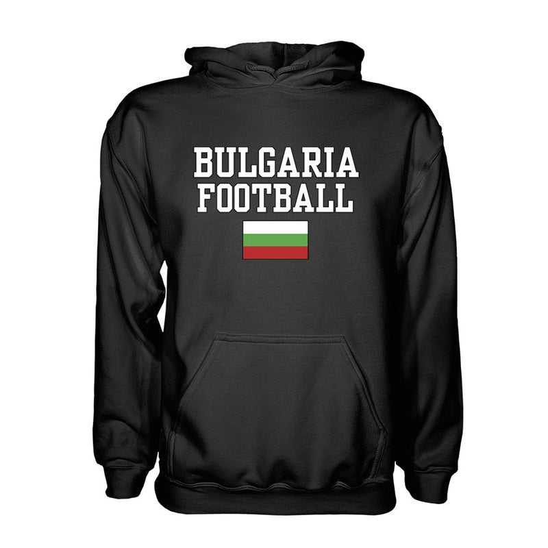 Bulgaria Football Hoodie - Black