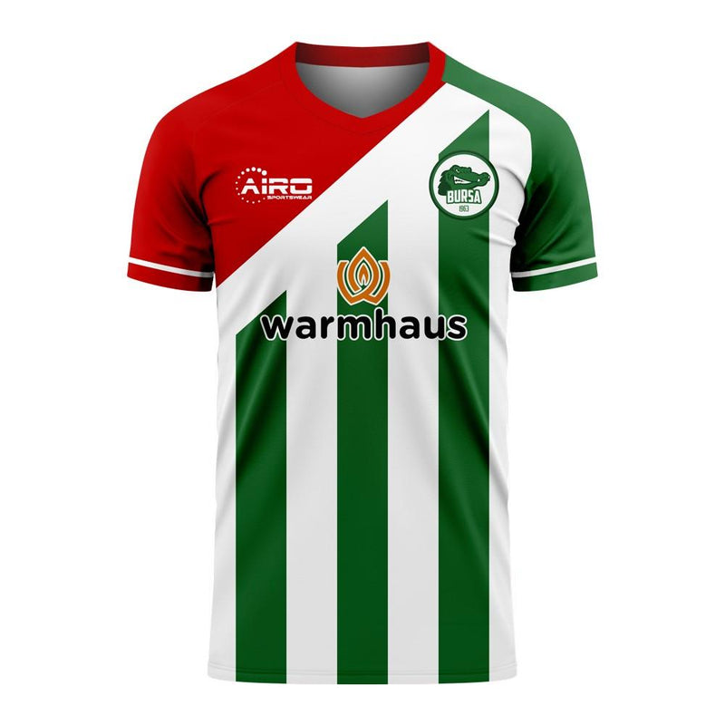 Bursaspor 2020-2021 Home Concept Football Kit (Airo) - Kids (Long Sleeve)