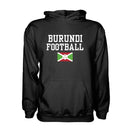 Burundi Football Hoodie - Black