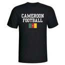 Cameroon Football T-Shirt - Black