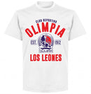 CD Olimpia Established T-shirt - White - Terrace Gear