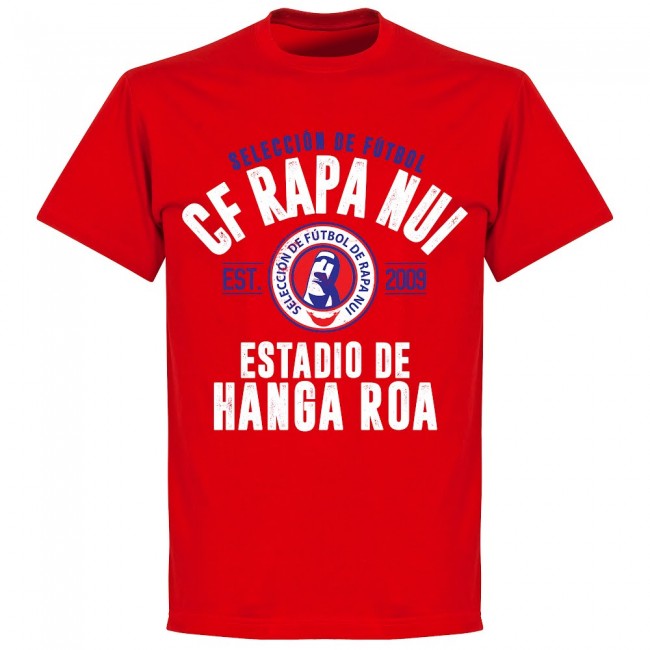 CF Rapa Nui Established T-shirt - Red - Terrace Gear