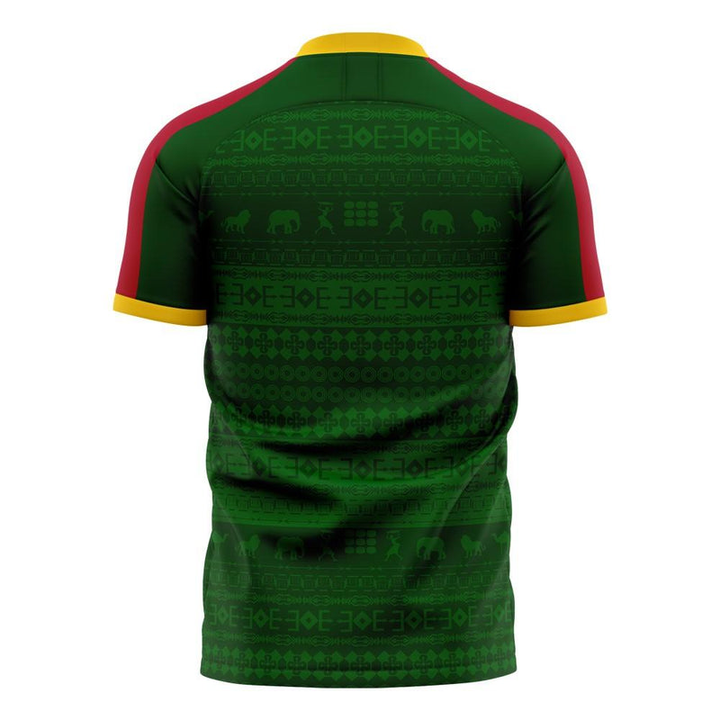 Cameroon 2020-2021 Home Concept Football Kit (Libero) (SONG 4)