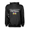 Central African Republic Football Hoodie - Black