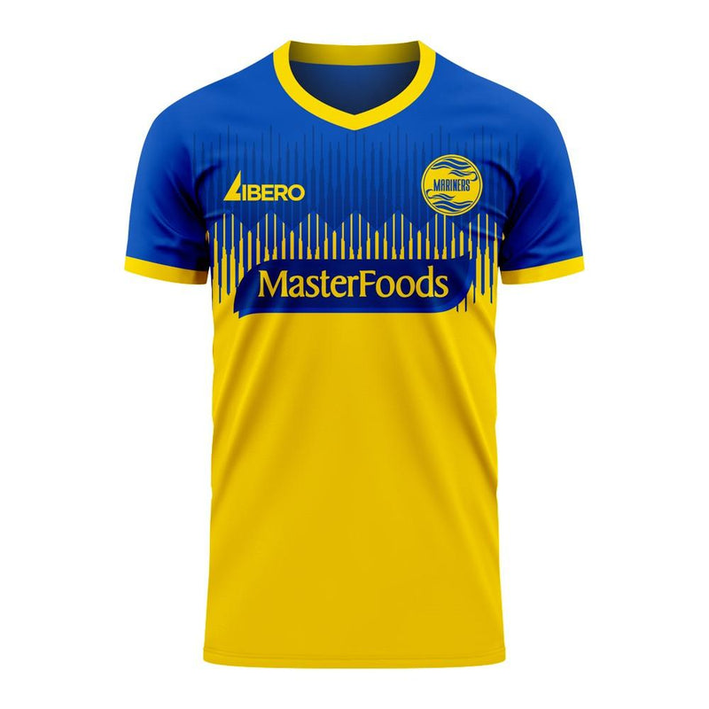 Central Coast Mariners 2020-2021 Home Concept Football Kit (Libero) - Kids (Long Sleeve)