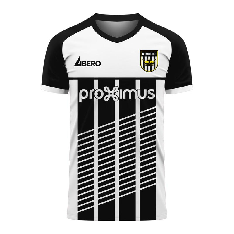 Charleroi 2020-2021 Home Concept Football Kit (Libero) - Little Boys