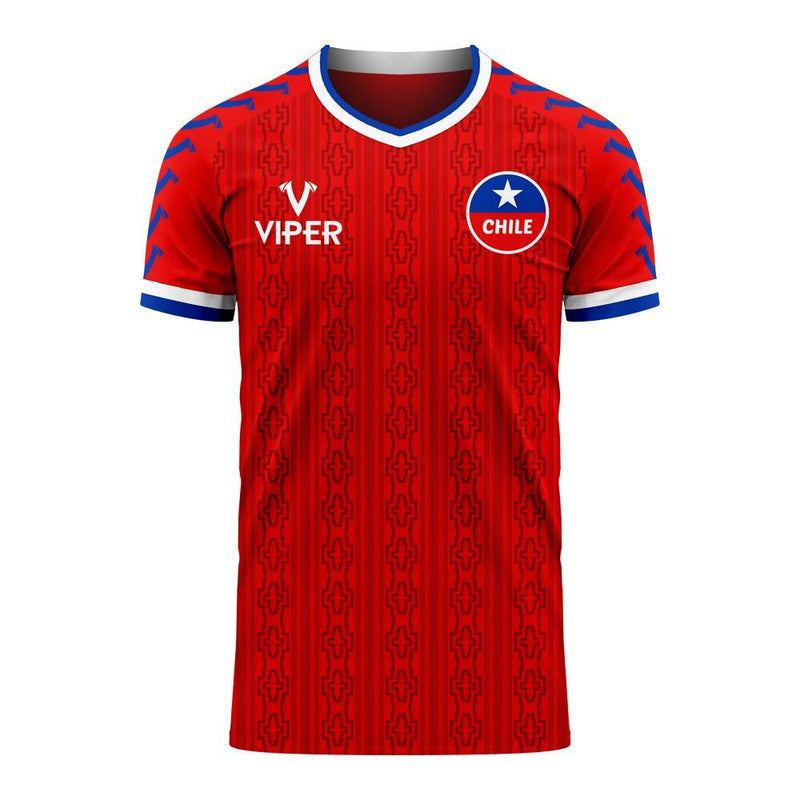 Chile 2020-2021 Home Concept Football Kit (Viper) (Your Name)