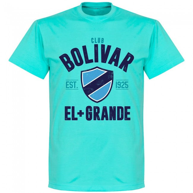 Club Bolivar Established T-Shirt - Atoll Blue - Terrace Gear