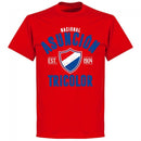 Club Nacional Established T-Shirt - Red - Terrace Gear