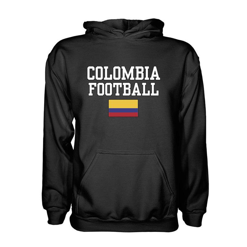 Colombia Football Hoodie - Black