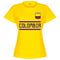 Colombia Team Womens T-Shirt - Yellow