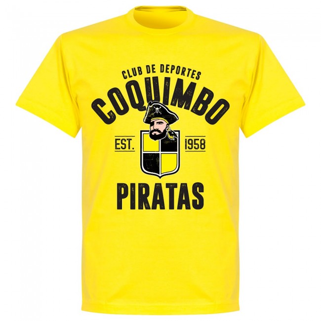 Coquimbo Established T-Shirt - Lemon Yellow - Terrace Gear