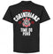 Corinthians Established T-Shirt - Black - Terrace Gear