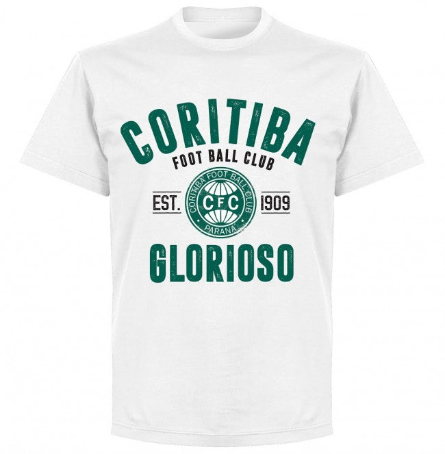 Coritiba Established T-Shirt - White - Terrace Gear