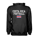 Costa Rica Football Hoodie - Black