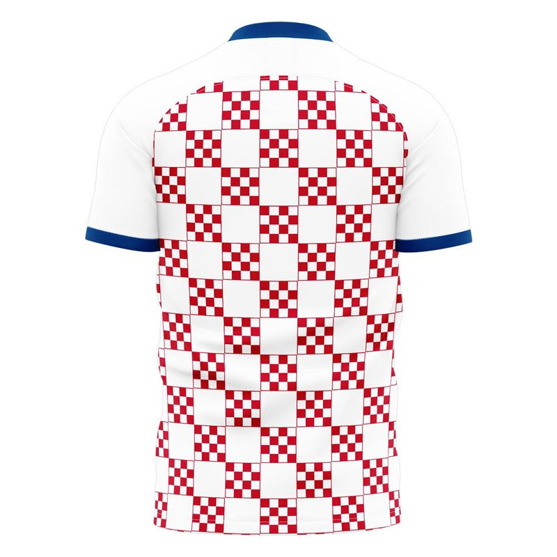 Croatia 2020-2021 Home Concept Football Kit (Libero) - Kids (Long Sleeve)