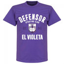 Defensor Sporting Established T-shirt - Purple - Terrace Gear
