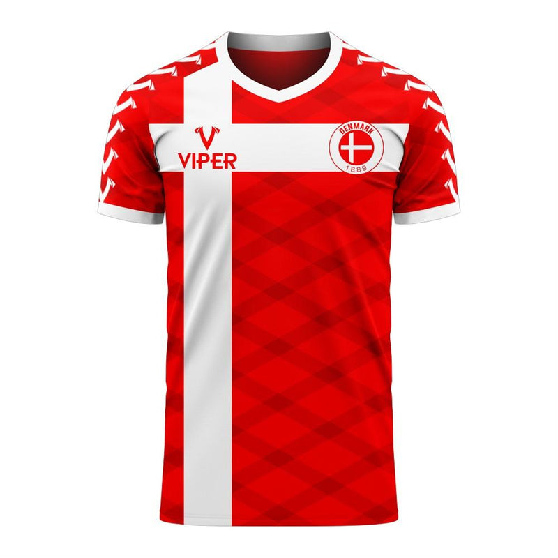 Denmark 2020-2021 Home Concept Football Kit (Viper) (M.LAUDRUP 10)
