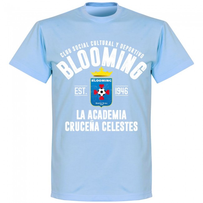 Deportivo Blooming Established T-Shirt - Sky - Terrace Gear