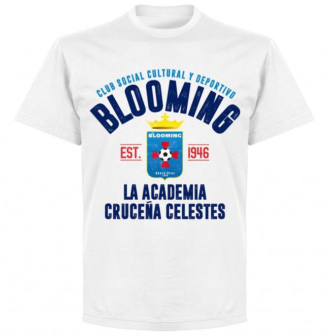Deportivo Blooming Established T-Shirt - White - Terrace Gear