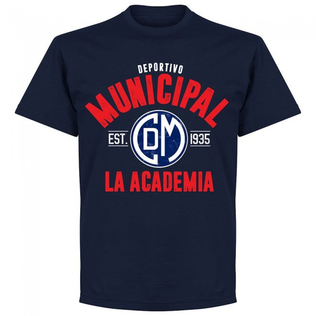Deportivo Municipal Established T-Shirt - Navy - Terrace Gear