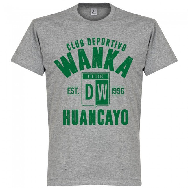 Deportivo Wanka Established T-Shirt - Grey - Terrace Gear