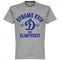 Dynamo Kyiv Established T-Shirt - Grey - Terrace Gear