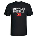 East Timor Football T-Shirt - Black