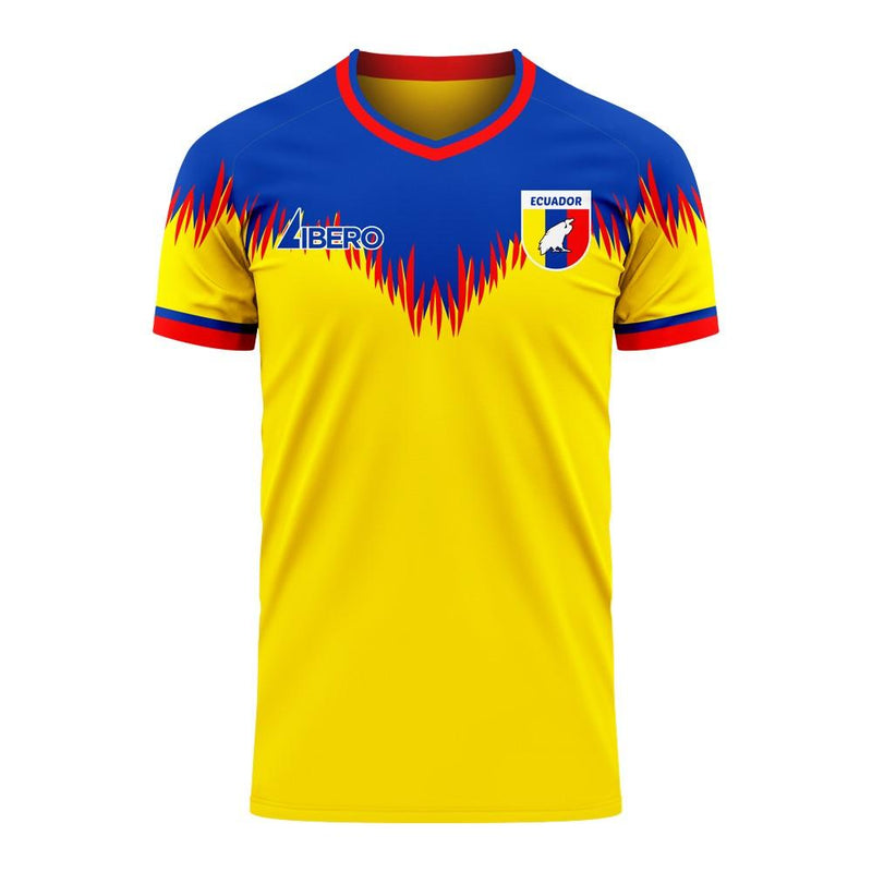 Ecuador 2020-2021 Home Concept Football Kit (Libero) - Adult Long Sleeve
