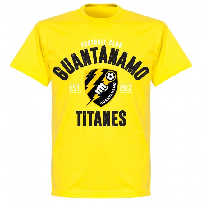 FC Guantanamo Established T-Shirt - Lemon Yellow - Terrace Gear